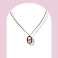 Collier maille marine