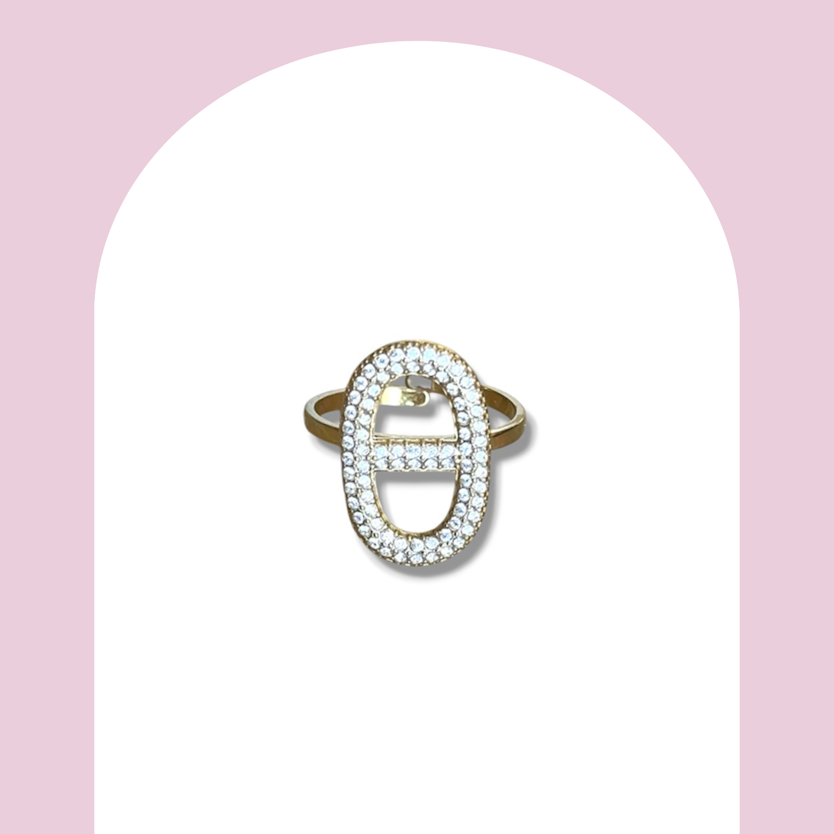 Bague maille marine