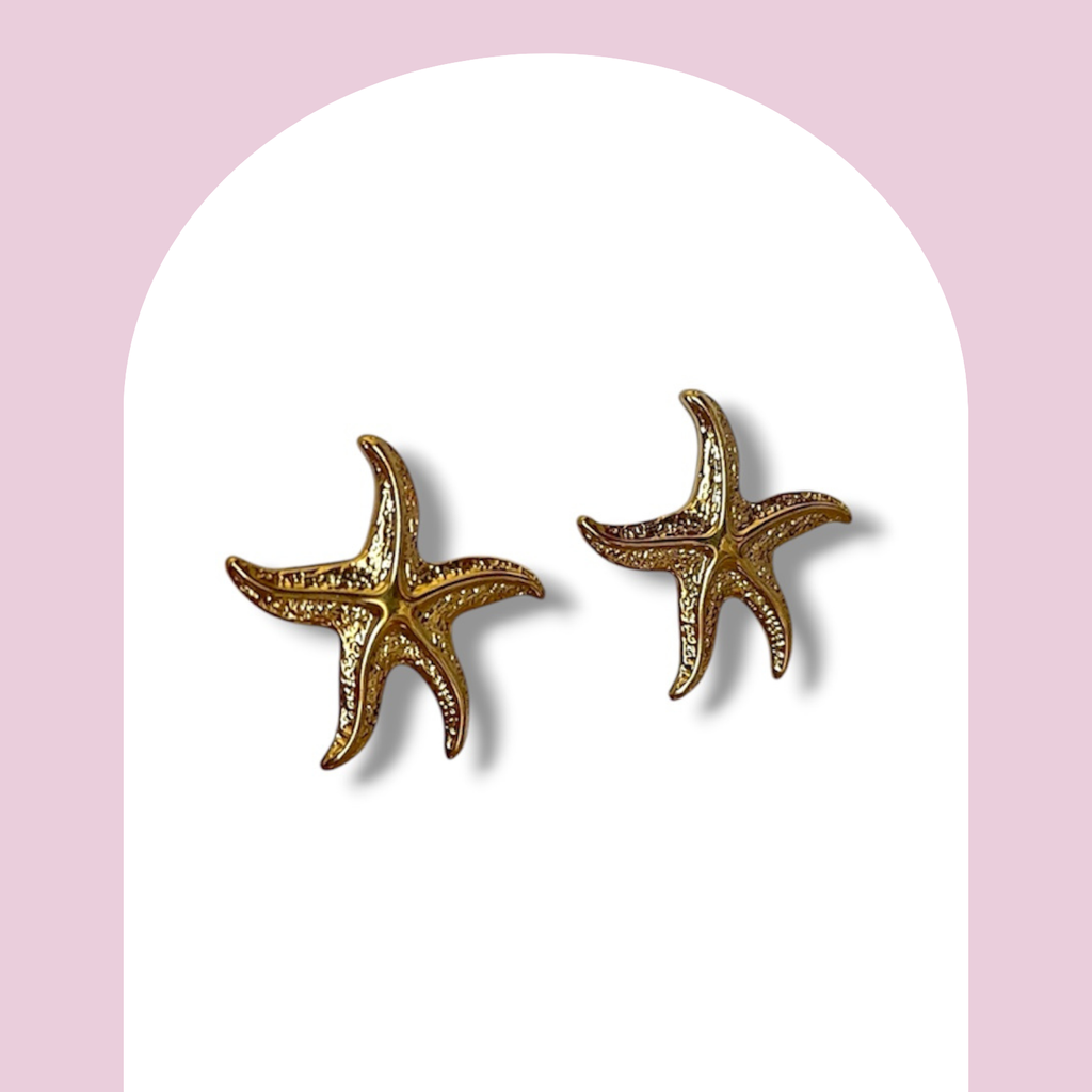 Boucles d’oreilles étoile de mer ￼