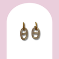 Boucles d’oreilles maille marine