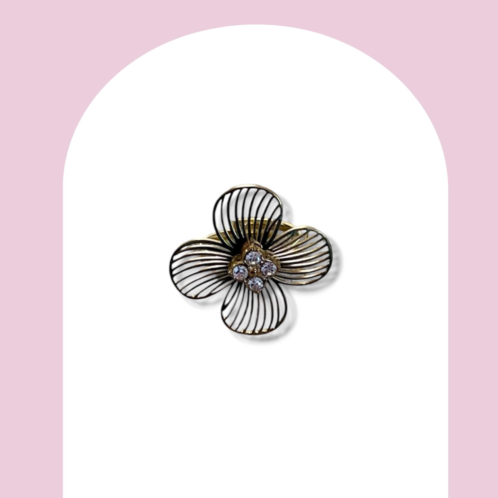 Bague fleur princesse