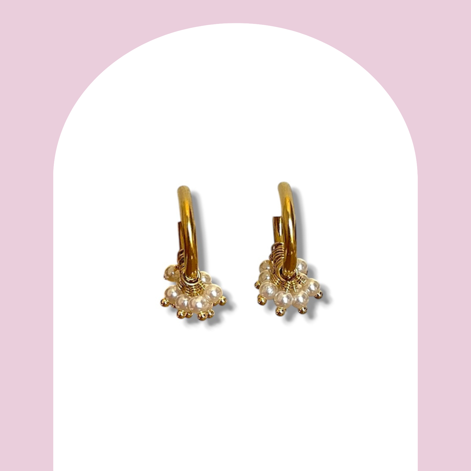 Boucles d’oreilles mini perles