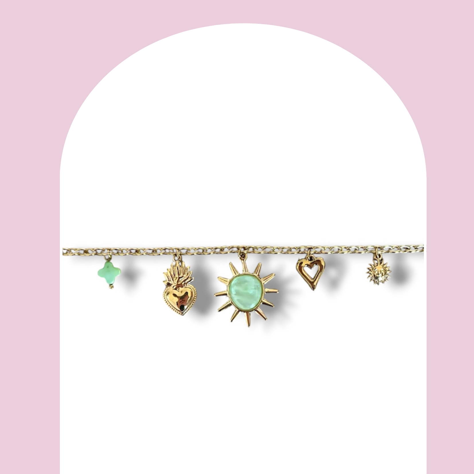 Bracelet Soleil vert