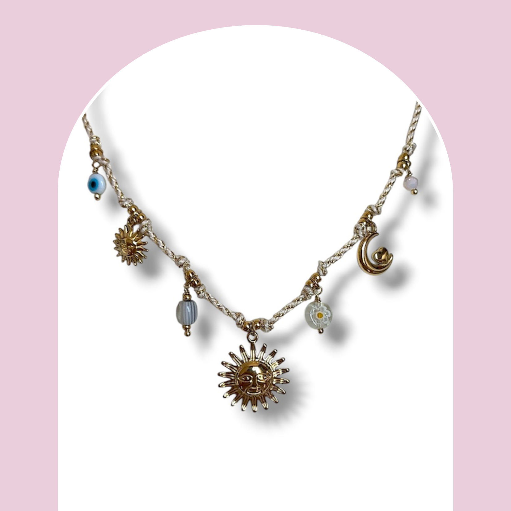 Collier soleil marin