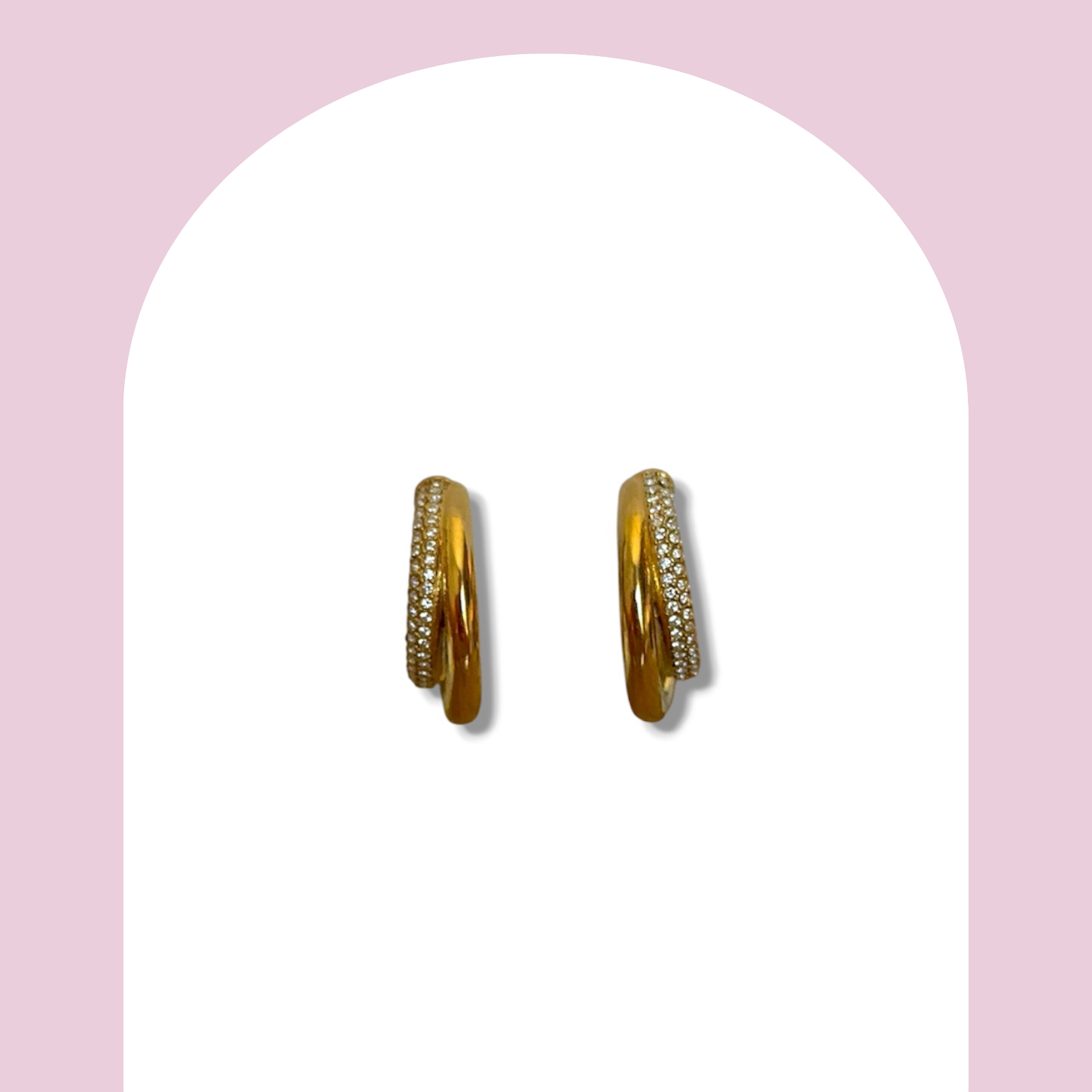Boucles d’oreilles strass