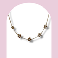 Collier mini fleurs