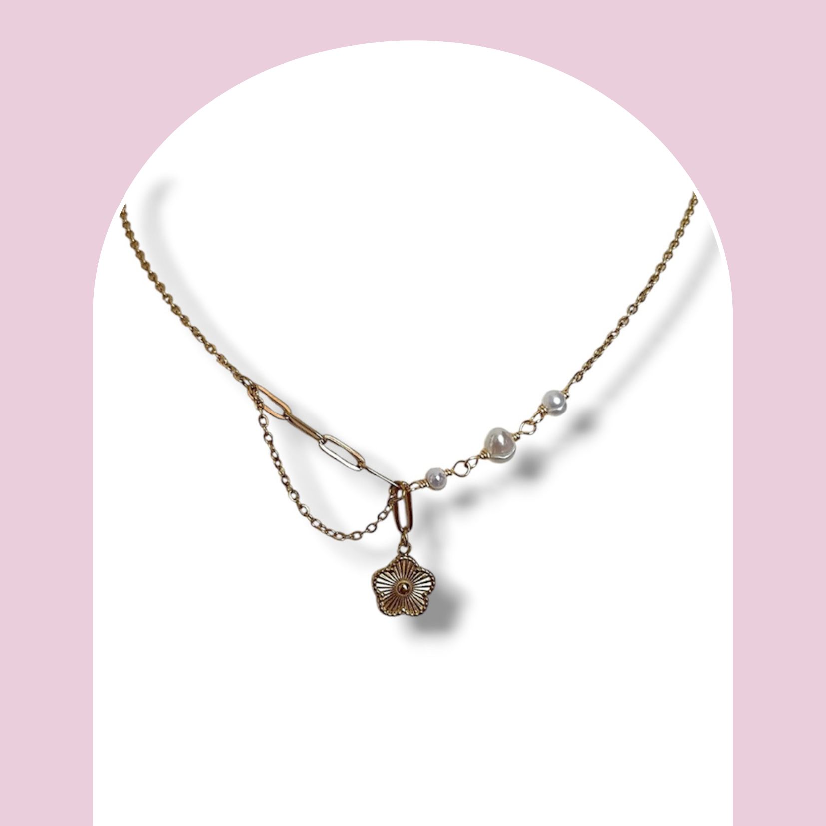 Collier chance perlé