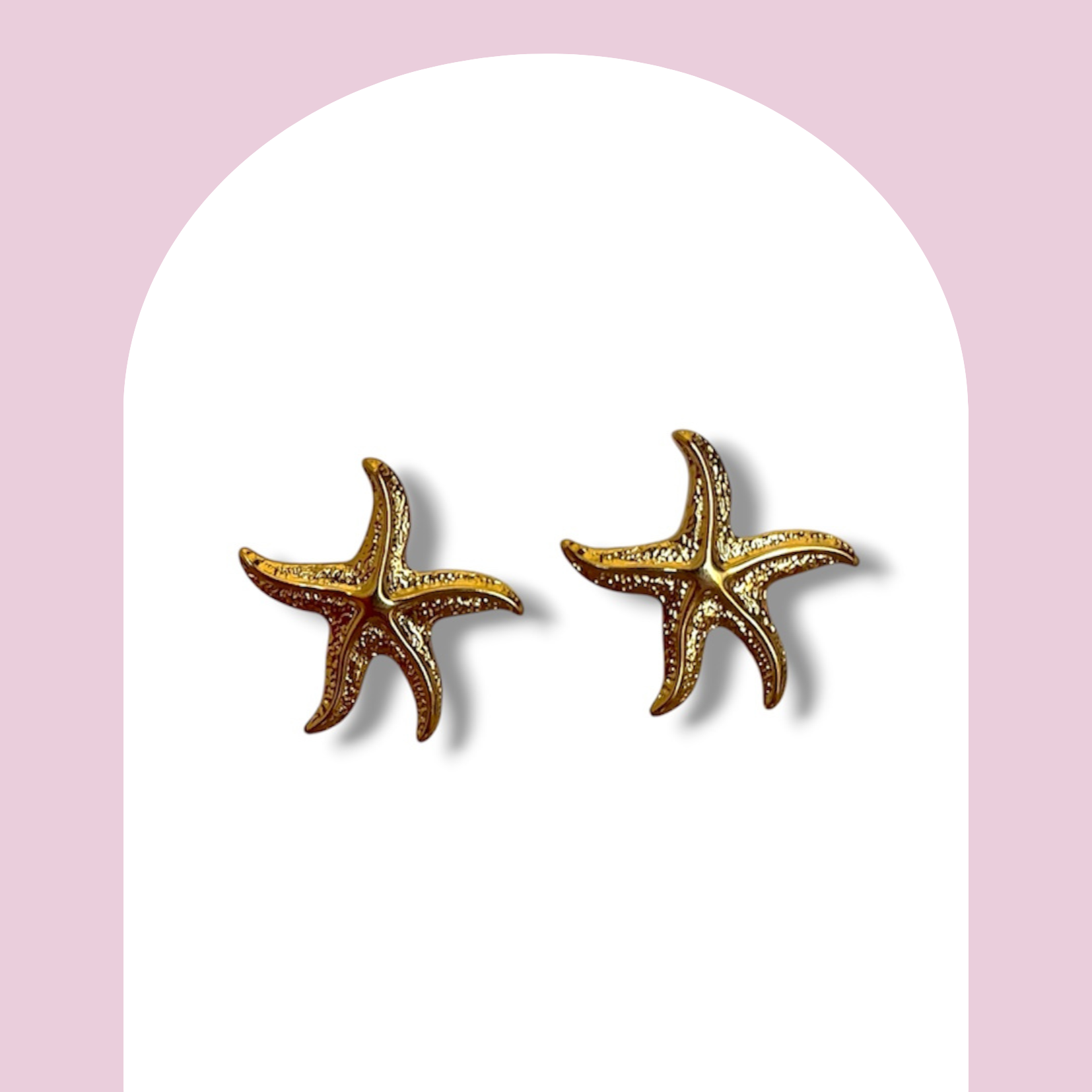 Boucles d’oreilles étoile de mer ￼