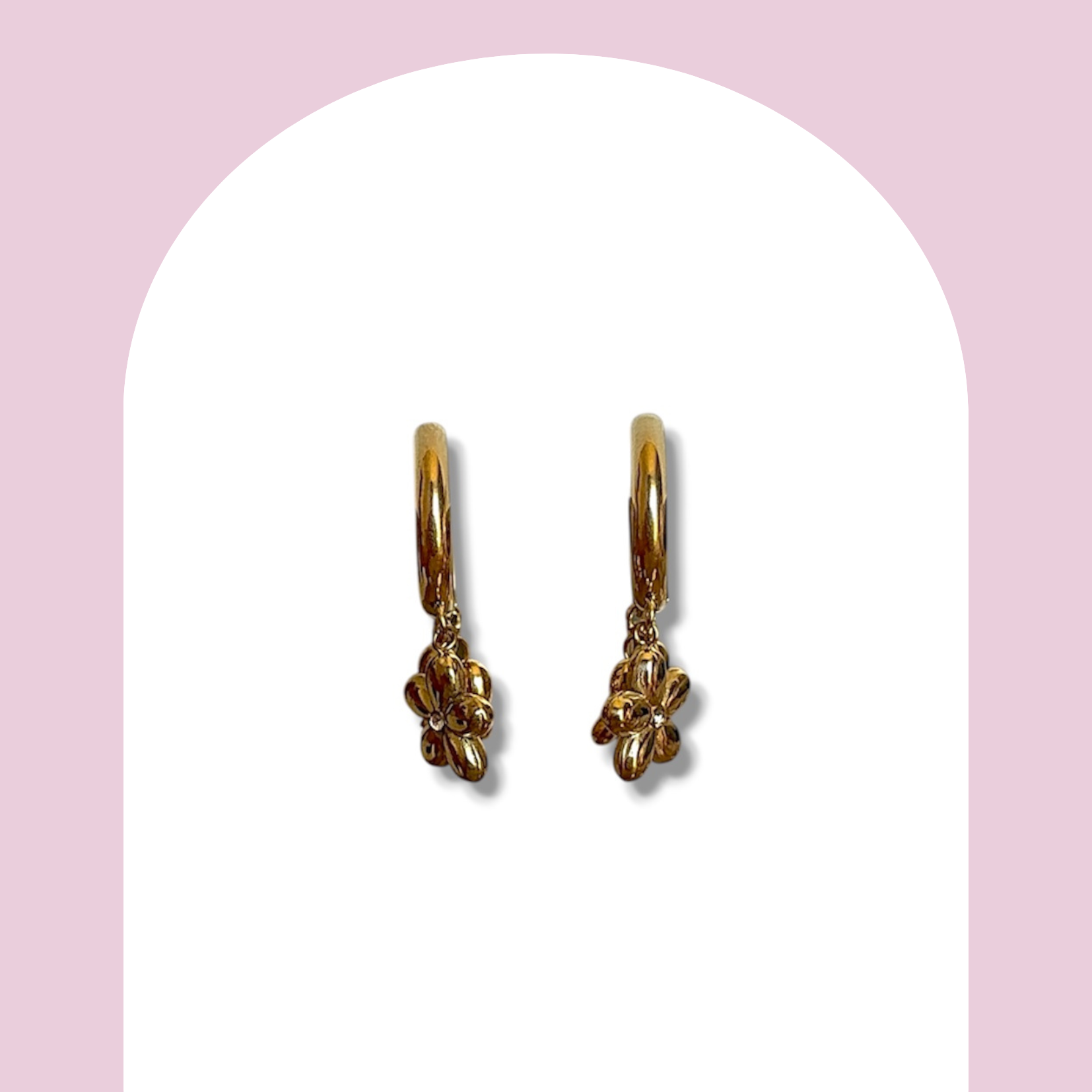 Boucles d’oreilles fleurie